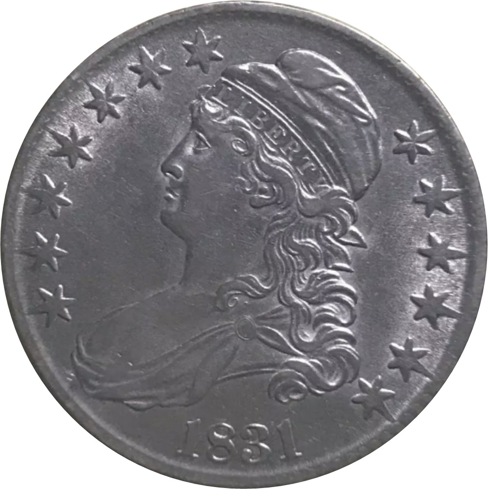 1831-Capped-Bust-Half-Dollar---Overton-115---Rarity-4